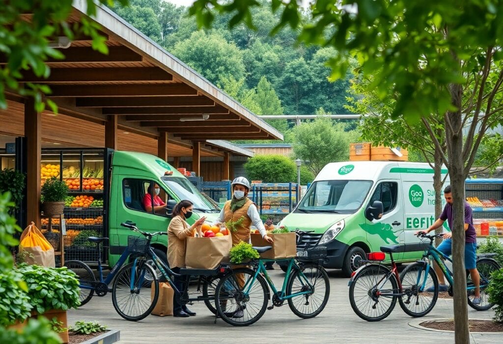 grune logistik im lebensmittelhandel effiziente lieferketten hmw