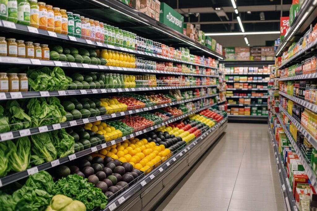 basische lebensmittel im supermarkt von a z rxd